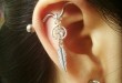Industrial Piercing im Ohr