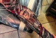 Biomechnik Tattoo am Arm